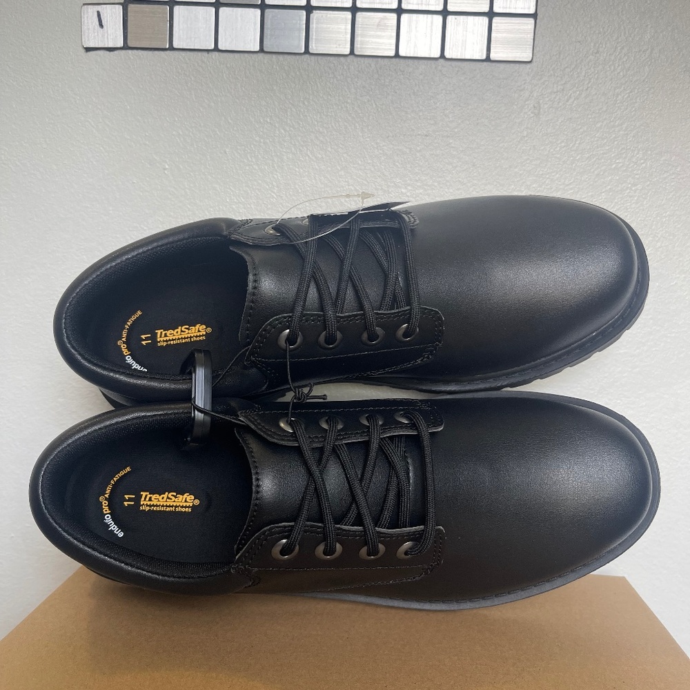 Men’s Non-Slip Work Shoes – Size 11, Black
